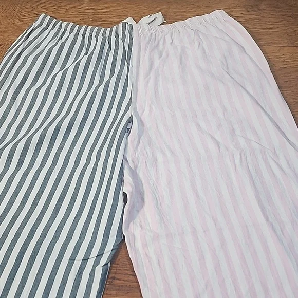 Victoria Secret Candy Stripe Pajama Set EUC XL - Picture 9 of 13